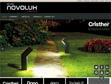 Tablet Screenshot of gruponovolux.com
